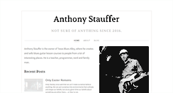 Desktop Screenshot of anthonystauffer.com